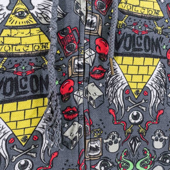 Ryan Sheckler Volcom Full Zip Hoodie Jesse Pinkman Breaking Bad Sweatshirt Small - Picture 4 of 15